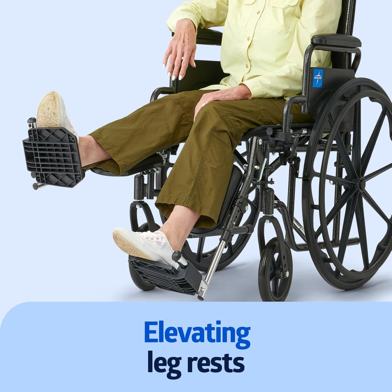 Medline Lightweight Manual Wheelchair 