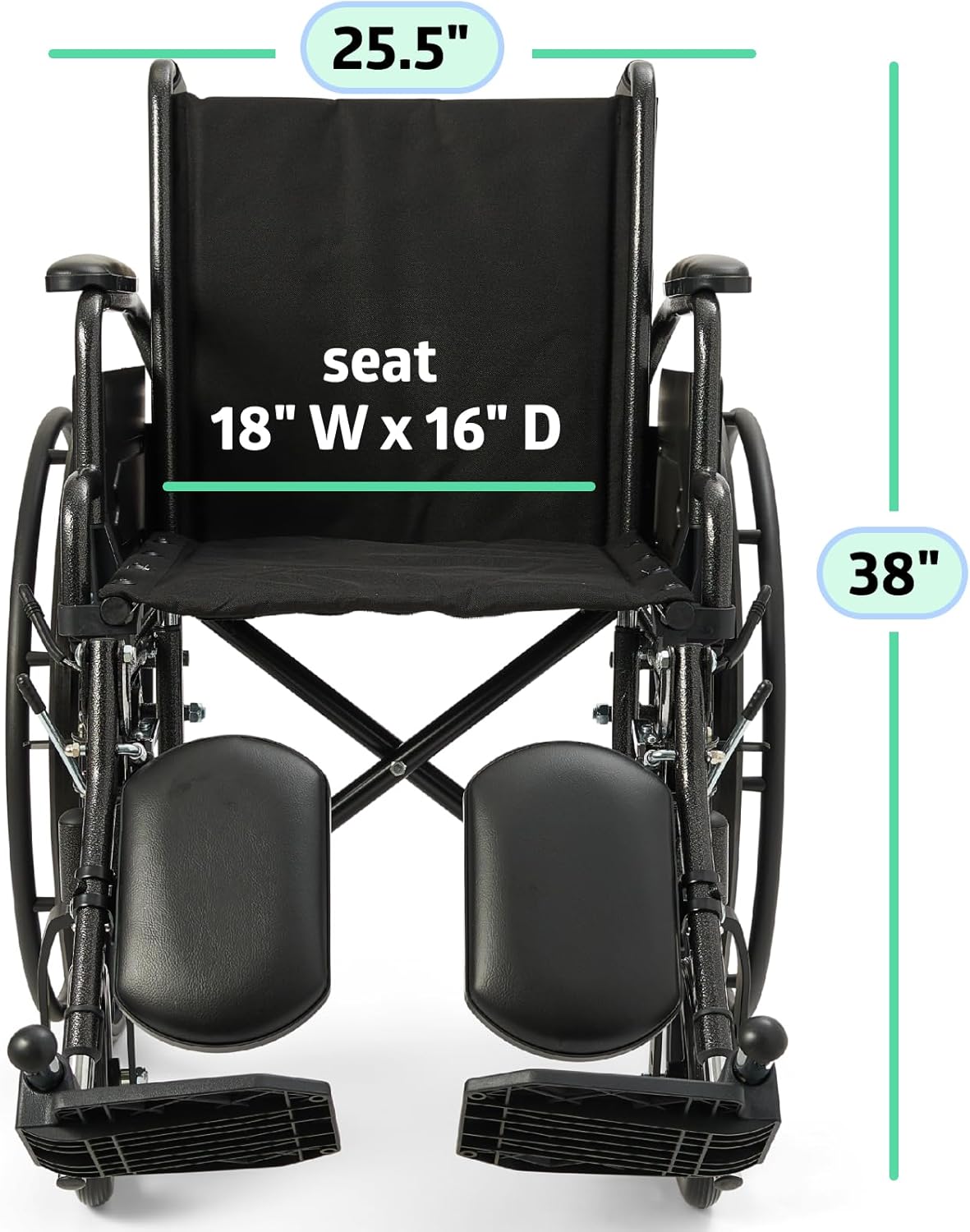 Medline Lightweight Manual Wheelchair 