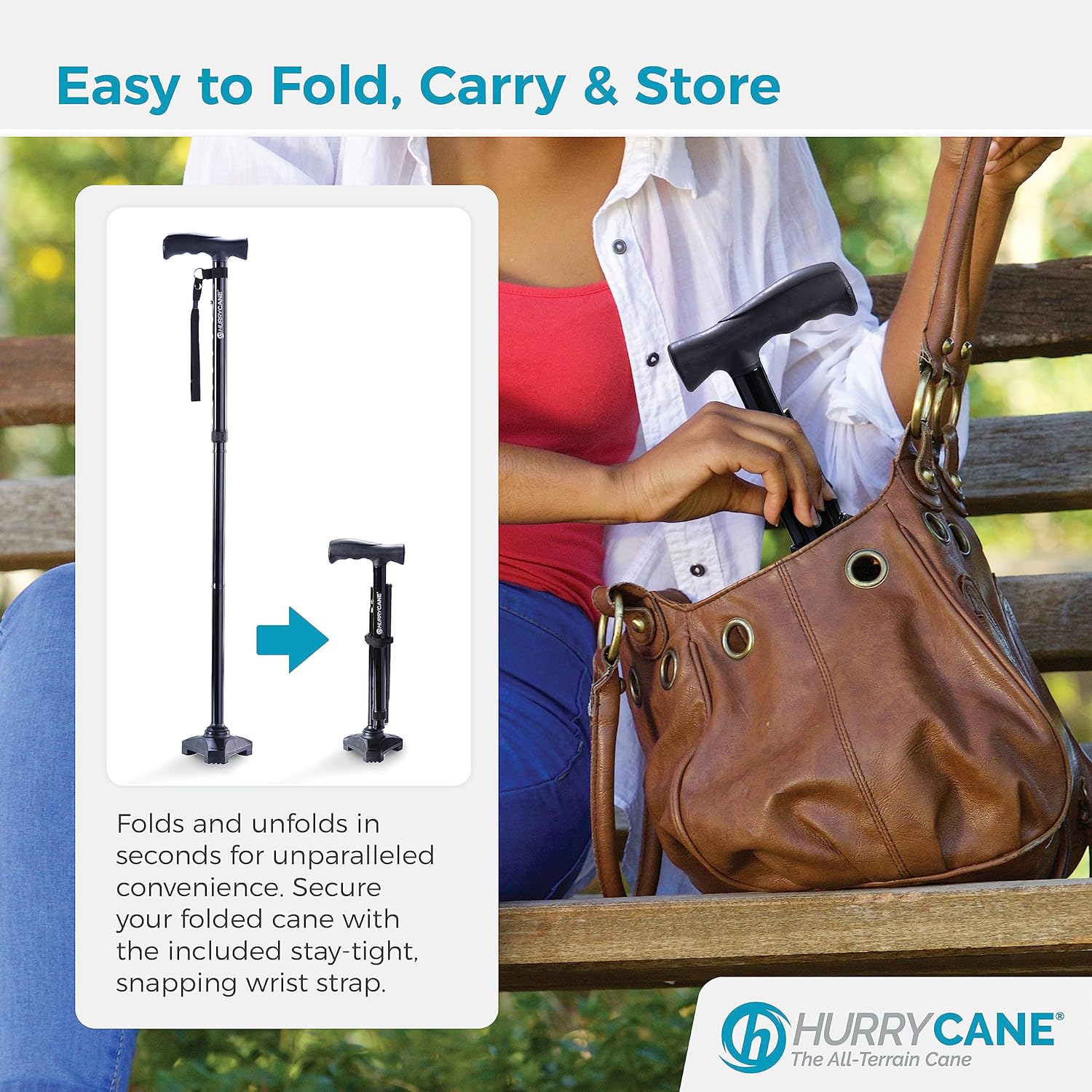 HurryCane walking cane