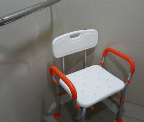 Shower Chair in Bathroom