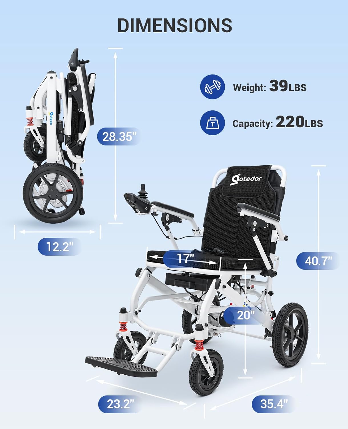 Aotedor Electric Wheelchair